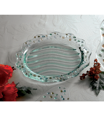 Pebbles Collection Round Tray 14" Dia.